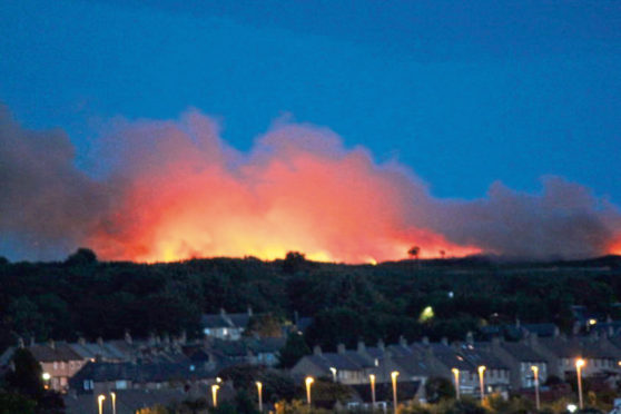 A blaze at the Gramps last year