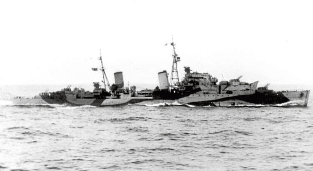 Built using money raised by the sale of war bonds in the Granite City, HMS Scylla was known as Aberdeen’s warship and served on Arctic convoy duty as well as playing a vital D-Day role