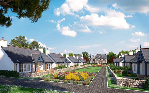 An artist impression of how some of the new homes could look at the Trump site