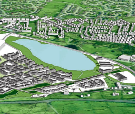 The new homes would be built near Loirston Loch