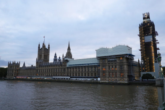 General view of the Palace of Westminster