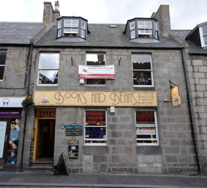Books and Beans on Aberdeen's Belmont Street