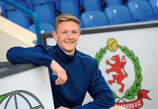 Cove Rangers midfielder Blair Yule.
