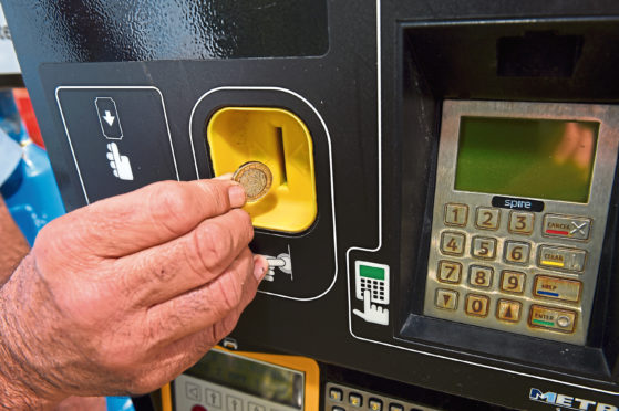 Parking for up to an hour now costs 50p at pay and display car parks