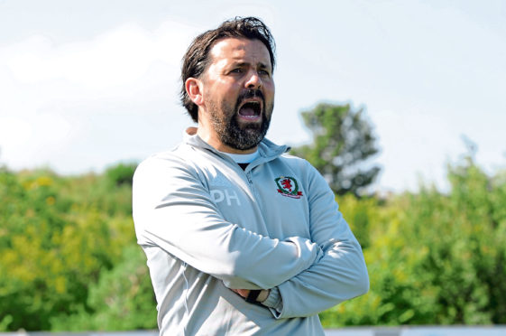 Cove Rangers manager Paul Hartley