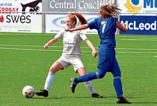 Eilidh Shore, left, is one of those who has had international recognition.
Picture by Kenny Elrick