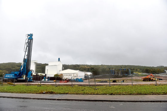 Preparatory works on Aberdeen's new incinerator are under way