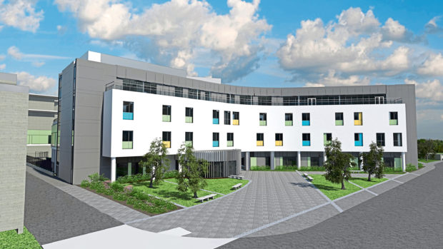 An artist's impression of the new Baird Family Hospital