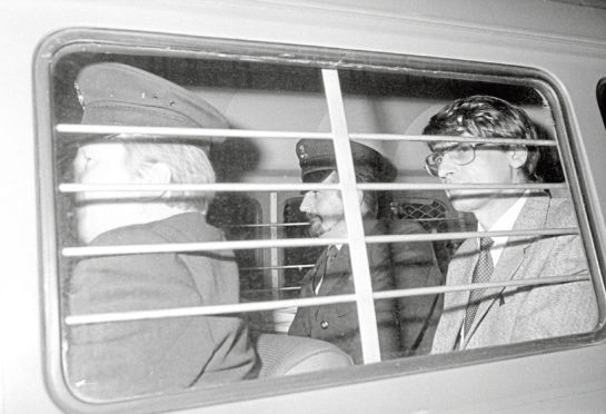 Dennis Nilsen after being sentenced to a minimum of 25 years