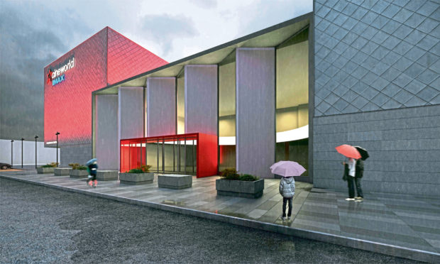 The giant 409-seat cinema would be used to screen the latest blockbuster films