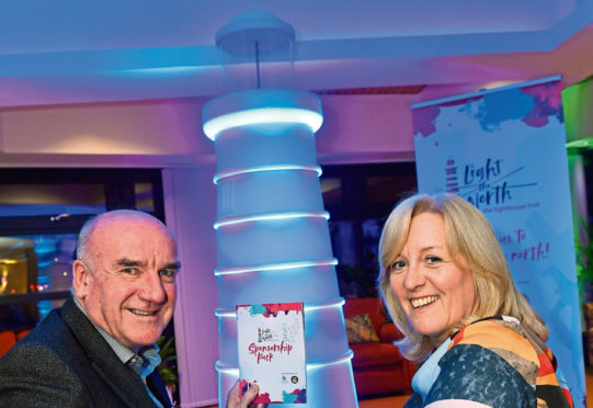 CLAN chairman Hugh Little and the charity’s chief executive Colette
Backwell.