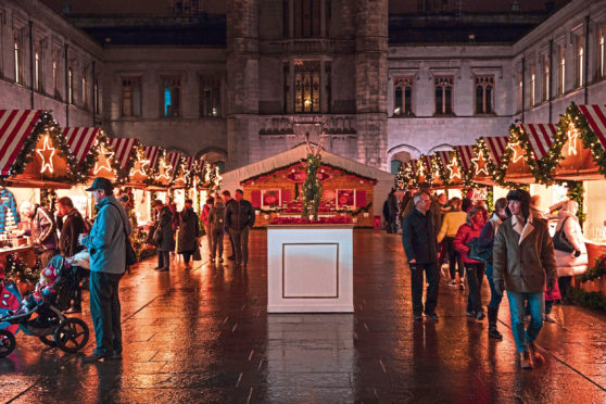 Aberdeen Christmas village in Broad Street forms the centrepiece for the winter festival programme