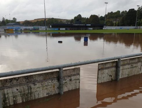 The Haughs was flooded.