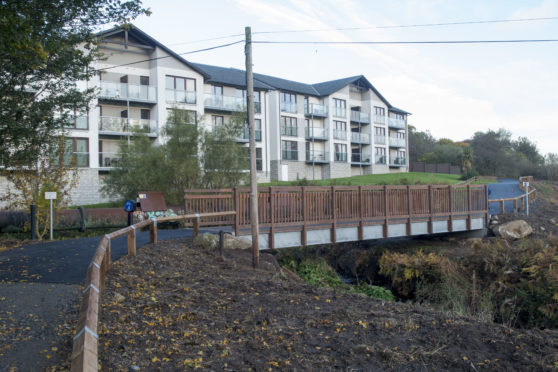 The new Farburn Bridge in Dyce