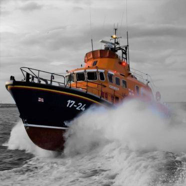 Aberdeen's Severn-class all-weather lifeboat Bon Accord