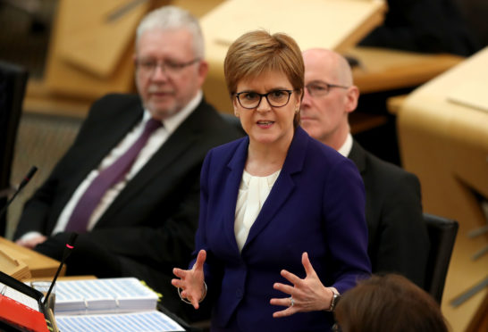 First Minister Nicola Sturgeon