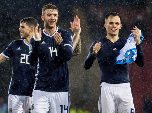 Lawrence Shankland, right.