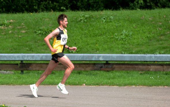 Cameron Strachan set a new PB of 30min 12secs in Stirling last month