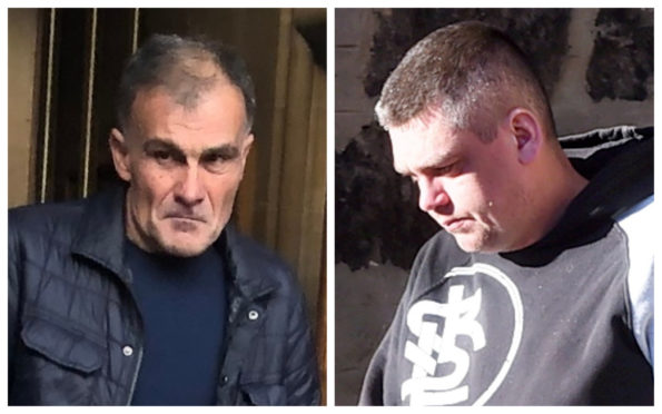 Fernando Faustino, left, and Marcin Partyka were both banned