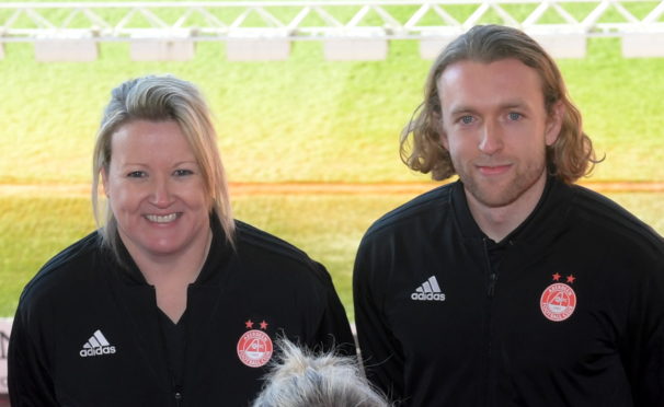 Emma Hunter and Harley Hamdani were Aberdeen co-managers last season.