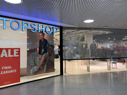 Topshop in the Bon Accord Centre