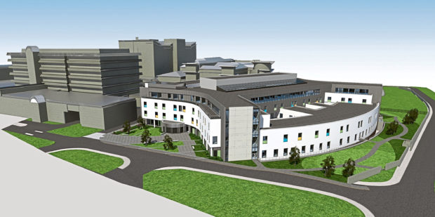 Artist impressions of The ANCHOR Centre and The Baird Family Hospital