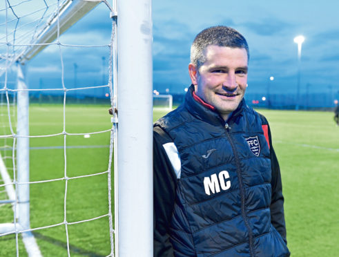 Fraserburgh manager Mark Cowie.
Picture by Chris Sumner