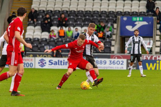 Lewis Ferguson in action against St Mirren.