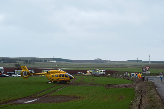 Three people died in the crash on the A90 in March last year