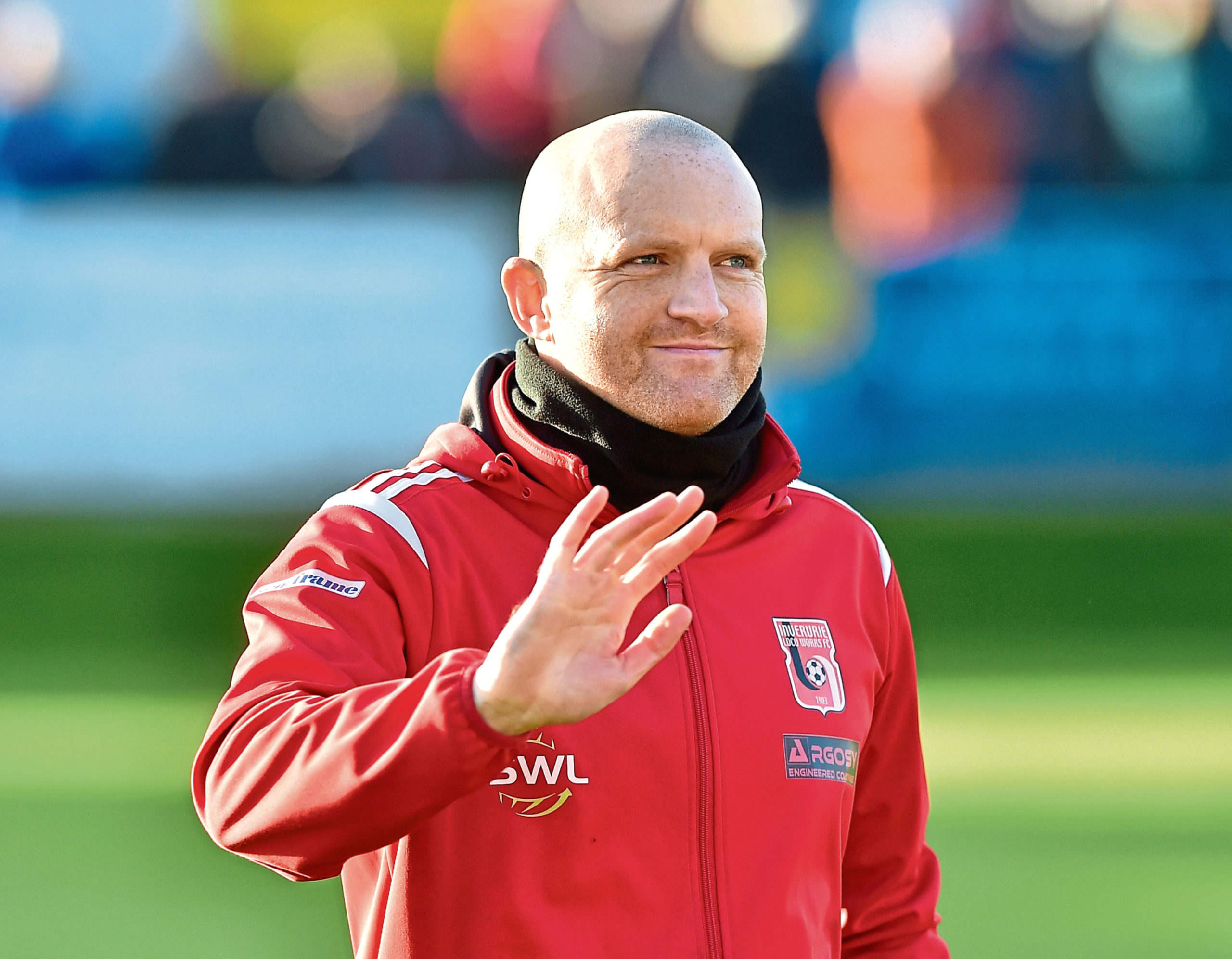 Inverurie Locos manager Andy Low.