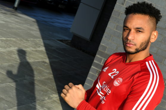 Aberdeen midfielder Funso Ojo.