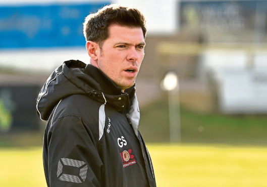 Buckie Thistle manager Graeme Stewart.