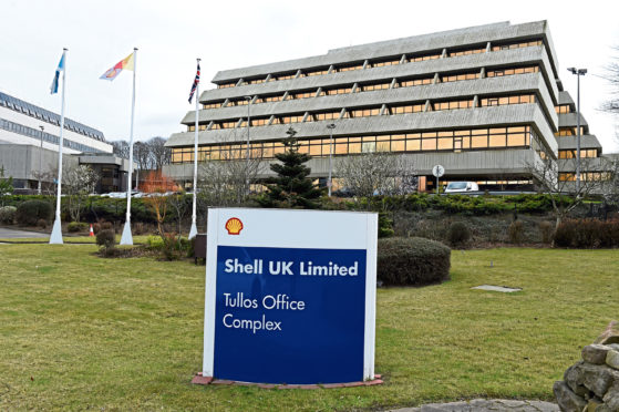 The jobs could be lost at Shell's Aberdeen base