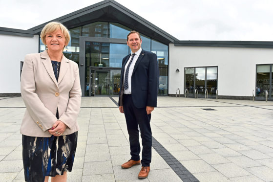 Aberdeen City Council co-leaders Douglas Lumsden and Jenny Laing