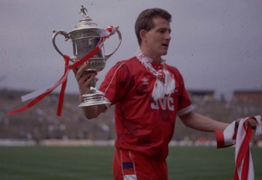 Aberdeen match-winner Brian Irvine.