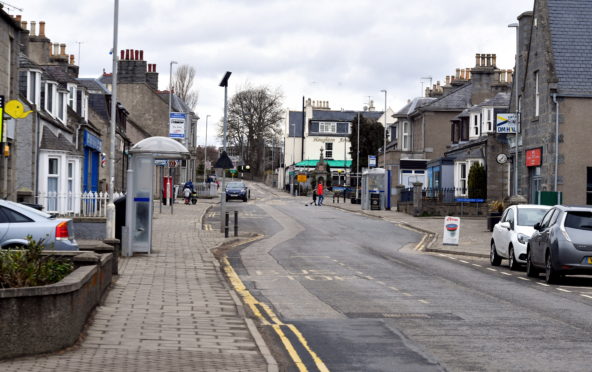 The main street in Alford