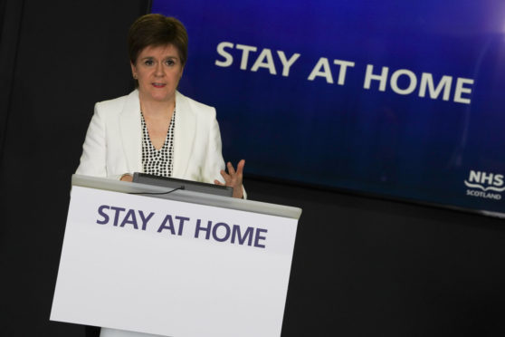 First Minister Nicola Sturgeon