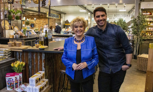 Gloria Hunniford and Chris Bavin.