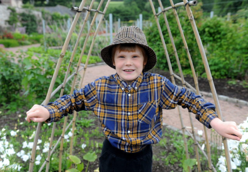Amber Houston-McMillan, 6, takes part in a virtual dance competition around Fyvie Castle. Picture by Chris Sumner Amber Houston-McMillan, 6, takes part in a virtual dance competition around Fyvie Castle. Picture by Chris Sumner