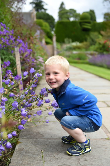 Amber Houston-McMillan, 6, takes part in a virtual dance competition around Fyvie Castle. Picture by Chris Sumner Amber Houston-McMillan, 6, takes part in a virtual dance competition around Fyvie Castle. Picture by Chris Sumner