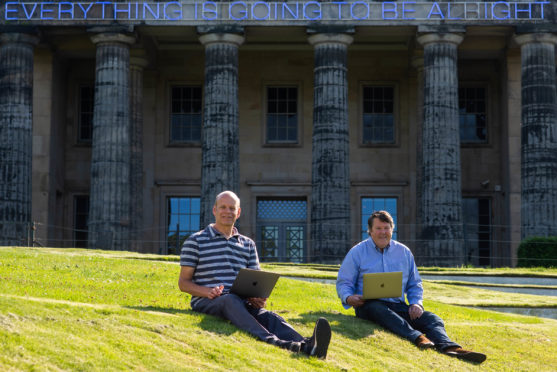 Scottish Tech Army founders Alistair Forbes and Peter Jaco