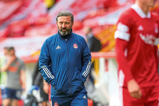 Dons boss Derek McInnes.