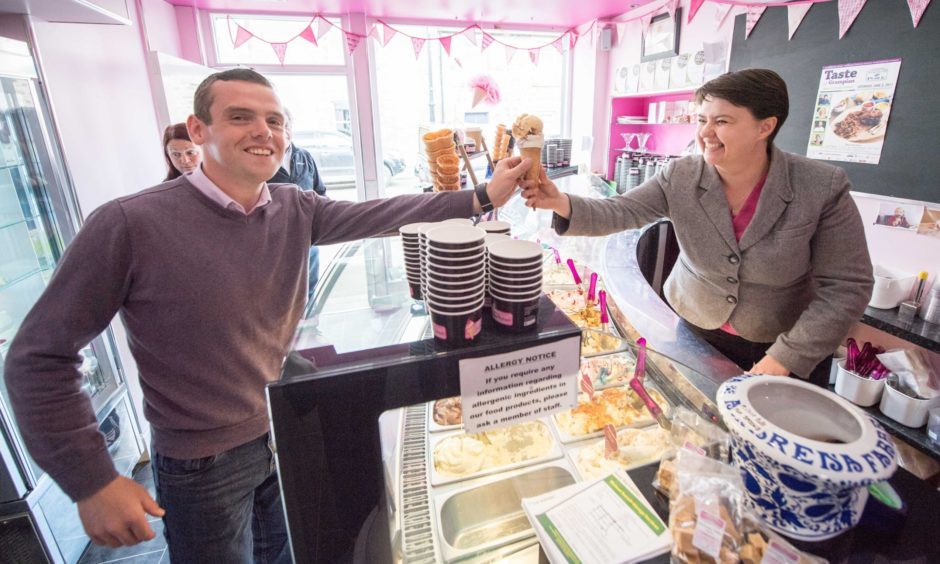 Douglas Ross and Ruth Davidson.