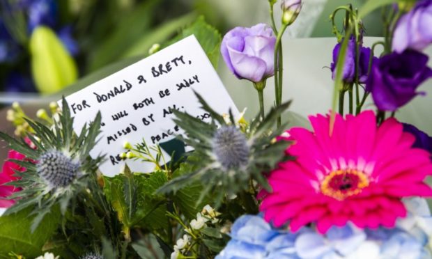 Floral tributes