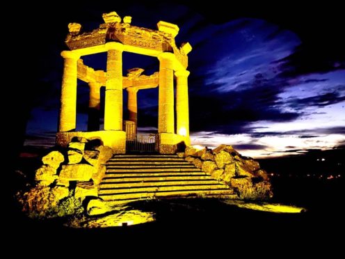 Stonehaven War Memorial will be illuminated on September 30 as part of the Glow Gold September campaign