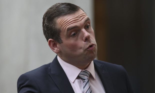 Scottish Conservative Leader Douglas Ross.