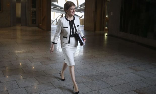 First Minister Nicola Sturgeon.