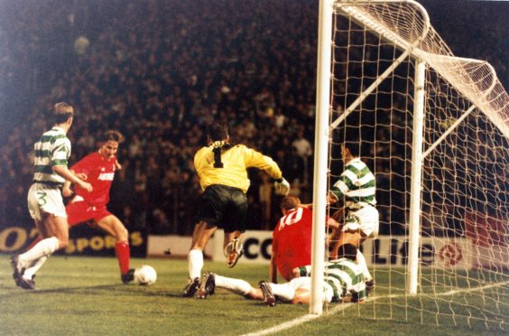Aberdeen's last winning goal against Celtic at Hampden - 28 years ago.