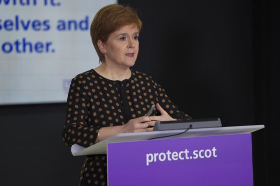 First Minister Nicola Sturgeon