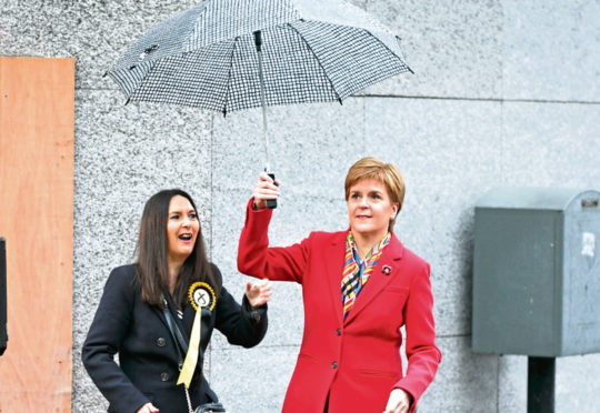 Nicola Sturgeon and Margaret Ferrier